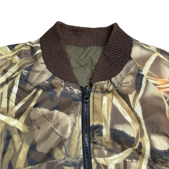 Vintage Advantage Camo Bomber Hunting Jacket - Picture 6 of 10